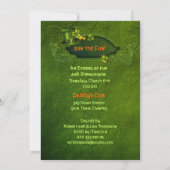 Kleeblatt Party Girl Invitation - Anpassen Einladung (Rückseite)