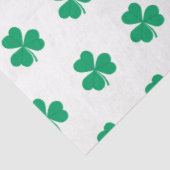Kleeblatt Pattern Green St. Patrick's Day Seidenpapier (Ausschnitt)