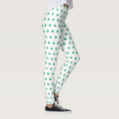 Kleeblatt Pattern St. Patrick's Day Green Leggings (Rechts)