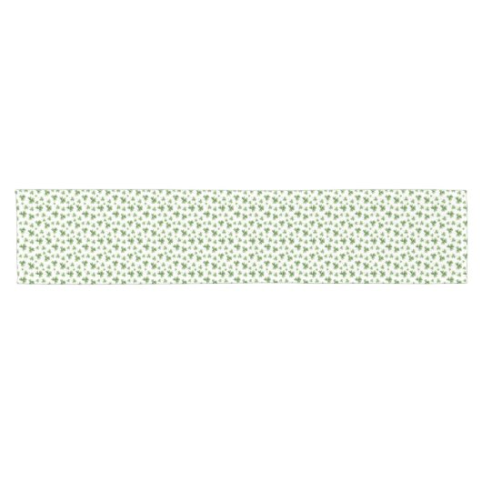 Kleeblatt Pattern St. Patrick's Day Kurzer Tischläufer (Horizontal)