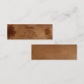 Kleeblatt-Pergament-Gewohnheit KRW elegante Mini Visitenkarte (Vorne/Hinten)