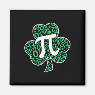 Kleeblatt Pi Day Niedlich St. Patrick's Day und Ma Magnet