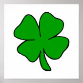 Kleeblatt Poster (Vorne)