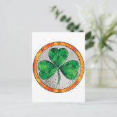 Kleeblatt Postkarte (Stehend Vorderseite)