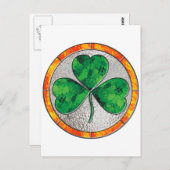 Kleeblatt Postkarte (Vorne/Hinten)