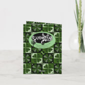 Kleeblatt-Prüfplatinenmuster Karte (Rückseite)