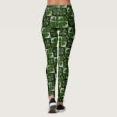 Kleeblatt-Prüfplatinenmuster Leggings (Rückseite)