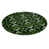 Kleeblatt-Prüfplatinenmuster Schneidebrett (Ecke)