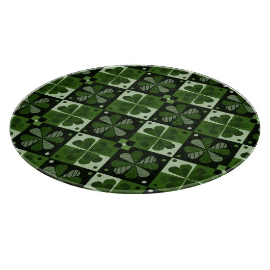 Kleeblatt-Prüfplatinenmuster Schneidebrett (Ecke)