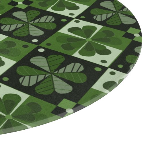 Kleeblatt-Prüfplatinenmuster Schneidebrett (Ecke)