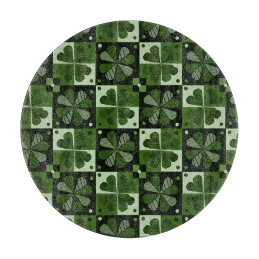 Kleeblatt-Prüfplatinenmuster Schneidebrett (Vorderseite)