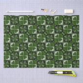Kleeblatt-Prüfplatinenmuster Seidenpapier (Handwerk)