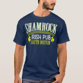 Kleeblatt Pub South Boston Irish St Patricks Day T-Shirt (Vorderseite)