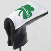 Kleeblatt-Putter-Abdeckung Golf Headcover (3/4 Vorderseite)