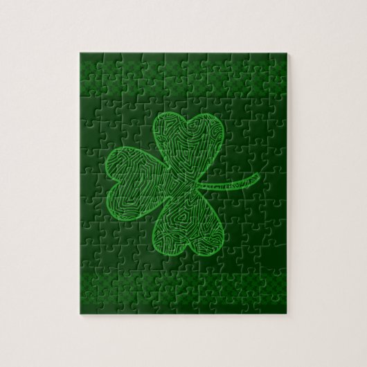 Kleeblatt-Puzzlespiel Puzzle (Vertikal)