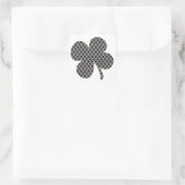 Kleeblatt Quadratischer Aufkleber (Tasche)