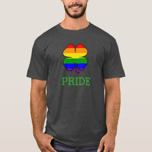 Kleeblatt Rainbow Flag Proud Irish und Gay T-Shirt