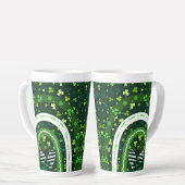 Kleeblatt Rainbow St Patrick's Day Green Milchtasse