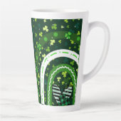 Kleeblatt Rainbow St Patrick's Day Green Milchtasse (Rechts)