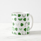 Kleeblatt Rainbows Kaffee Tasse (VorderseiteRechts)