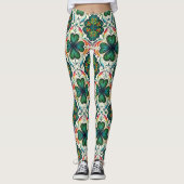 Kleeblatt Rainbows. Patty's Day Leggings (Vorderseite)