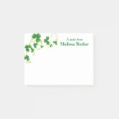 Kleeblatt Reben Personalisiert Post-it-Hinweise Post-it Klebezettel (Vorderseite)