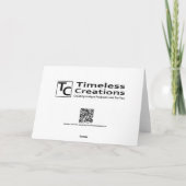 Kleeblatt-Reflektionskarte Karte (Rückseite)