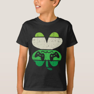 Kleeblatt Retro St Patricks Day Boys Men Girl T-Shirt