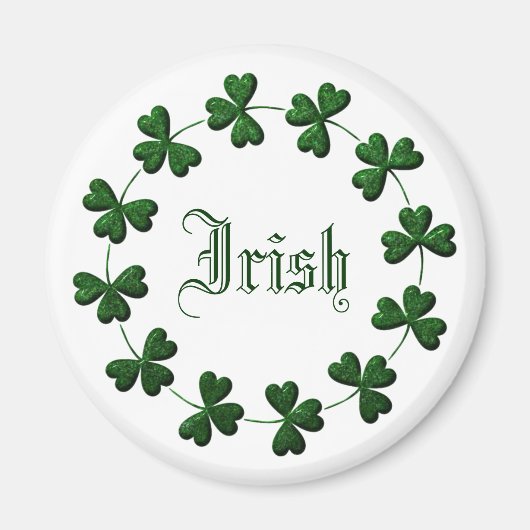 Kleeblatt Ring Irish Magnet (Vorne)