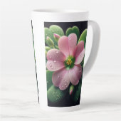 Kleeblatt, Rosa und grüne Oxalis Milchtasse (Rechte Ecke)