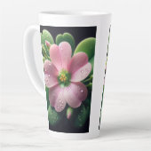 Kleeblatt, Rosa und grüne Oxalis Milchtasse (Linke Ecke)