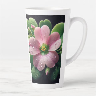 Kleeblatt, Rosa und grüne Oxalis Milchtasse