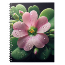 Kleeblatt, Rosa und grüne Oxalis