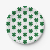 Kleeblatt Saint Patrick's Day  Pappteller (Vorderseite)