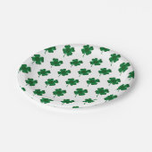 Kleeblatt Saint Patrick's Day  Pappteller (Schrägansicht)