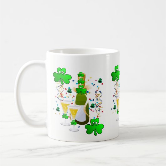 Kleeblatt Saint Patrick's Day Tasse (Links)