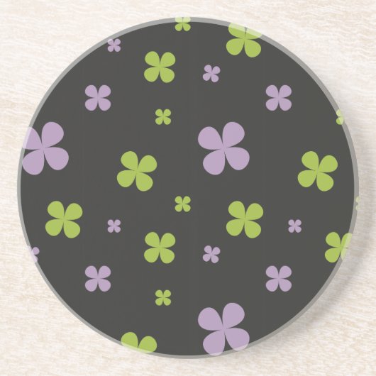 Kleeblatt Sandstein Untersetzer (Vorne)