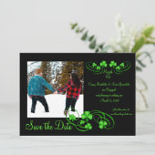 Kleeblatt Save the Date (Stehend Vorderseite)