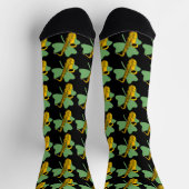 Kleeblatt Saxophon Socken (Oben)