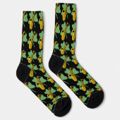 Kleeblatt Saxophon Socken (Rechts)