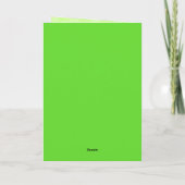Kleeblatt-Schatz St. Patrick's Day Karte (Rückseite)