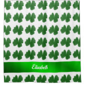 Kleeblatt, schlechte Dekoration Duschvorhang (Vorderseite)