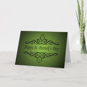 Kleeblatt Scroll Card Karte