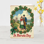 Kleeblatt-Seil St. Patrick's Day Karte (Gelbe Blume)