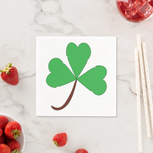 Kleeblatt Serviette (Beispiel)