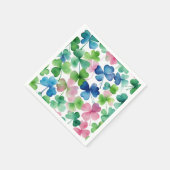 Kleeblatt Serviette (Ecke)