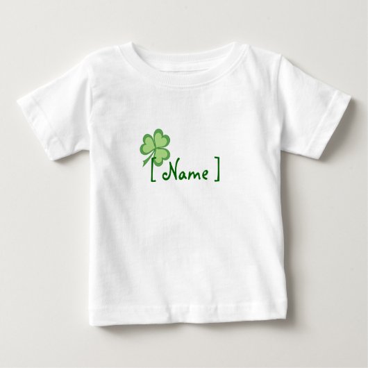 Kleeblatt-Shirt Baby T-shirt (Vorderseite)