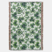 Kleeblatt Shuffle Decke (Vorderseite Vertikal)