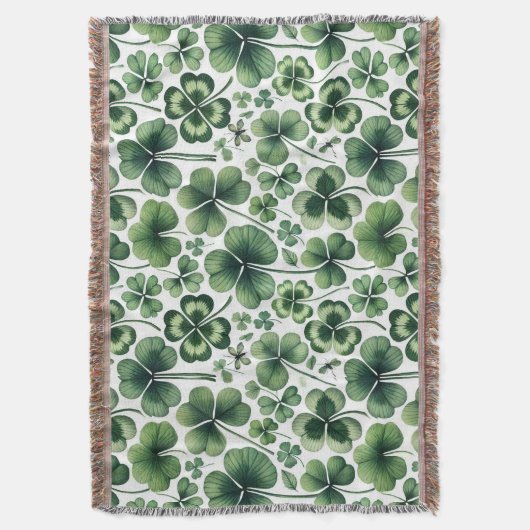 Kleeblatt Shuffle Decke (Vorderseite Vertikal)