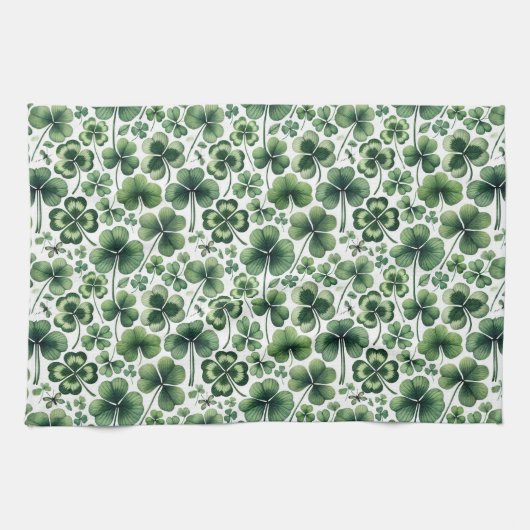 Kleeblatt Shuffle Geschirrtuch (Horizontal)